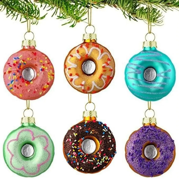 Christmas Tree Decorations Avocado Fruit Pineapple Cupcake Donut Ice Cream