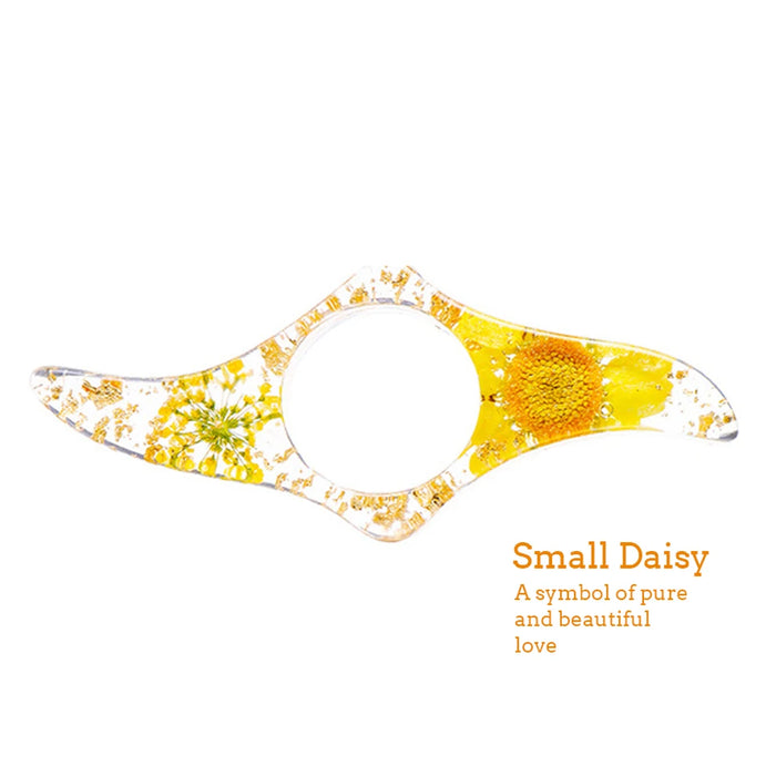 Exquisite Dried Flowers Thumb Book Support Book Page Holder Reading Aid Convenient Bookmark Book Accessories for School Office