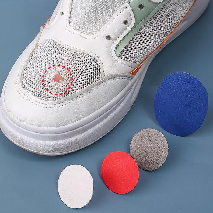 6pcs/set Heel Wear Repair Shoe Patch Stickers Unisex Anti-Wear Heel Foot Care Tools Foot Care Pad Inserts Sneakers Protector