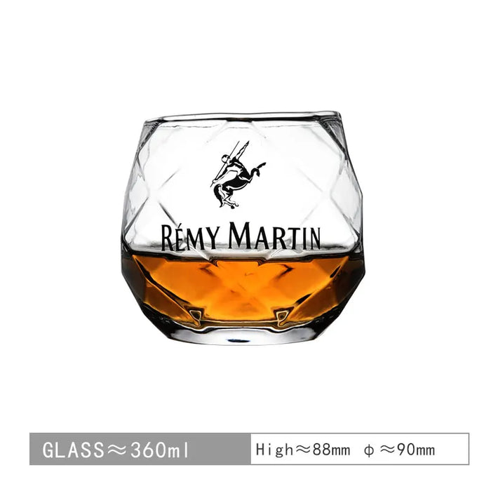 360ml Transparent Remy Martin Glenlivet Whisky Glasses Scotch Ale Glasses Pre-loved Wine Glasses Bar Utensils