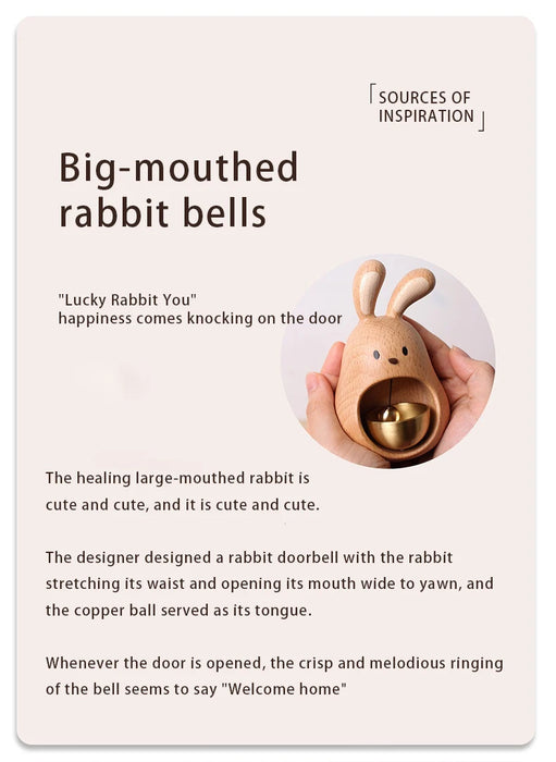 Wind Chime Decorative Healing Series Rabbit Decoration