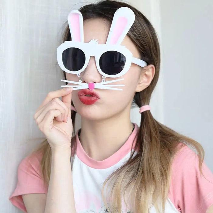 Creative Easter Glasses Eye Wear Accessories Party Decor Easter Headbands Chick Bunny Glasses DIY Gift Funny Glasses Men Women