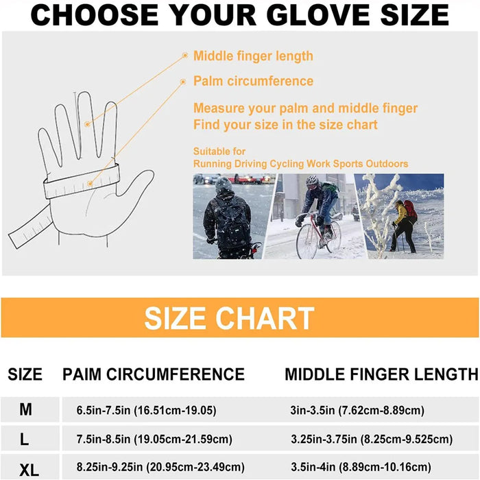 GTUBIKE New Winter Flip Open Two Finger Gloves Warm Touch Screen Gloves Outdoor Windproof Waterproof Cycling Fishing Gloves