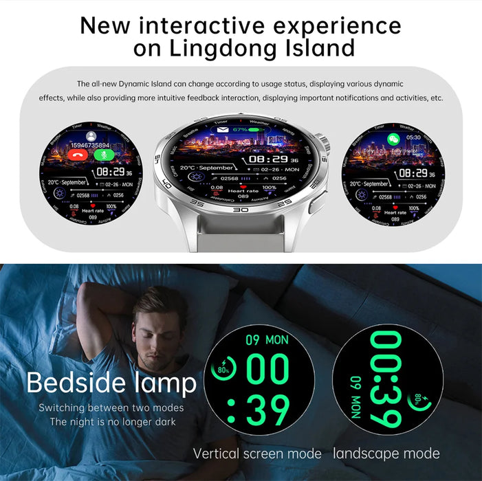 For HUAWEI GT5 Pro GPS NFC Smart Watch Men 360*360 AMOLED Screen Heart rate Bluetooth Call IP67 Waterproof Man Smartwatch 2025