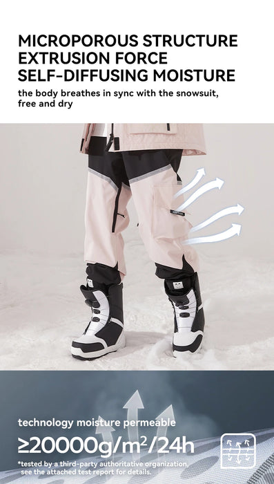 Winter Ski Pants Women Warm Snow Trousers