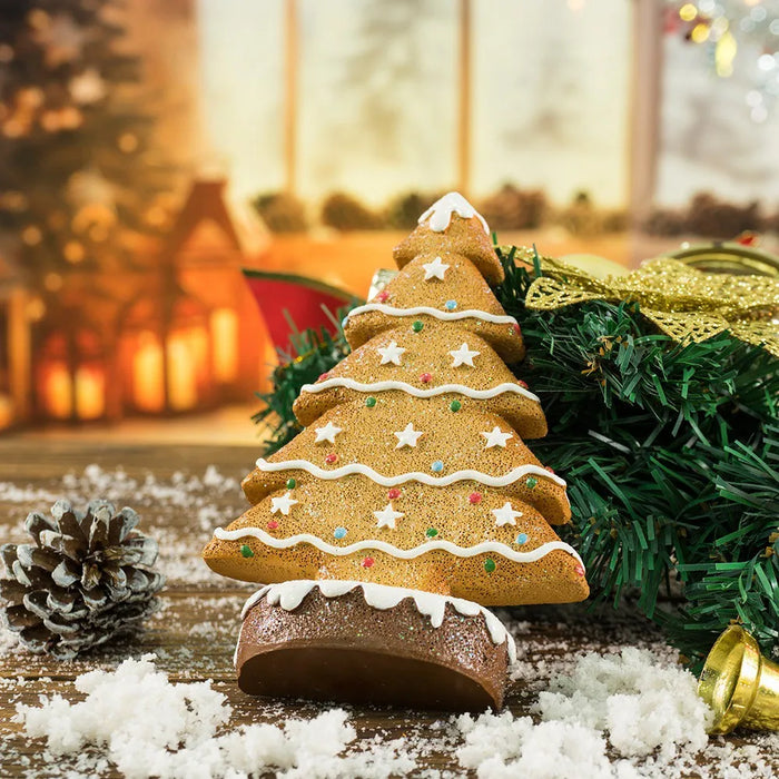 Vilead 15cm Resin Gingerbread Christmas Tree Figurines