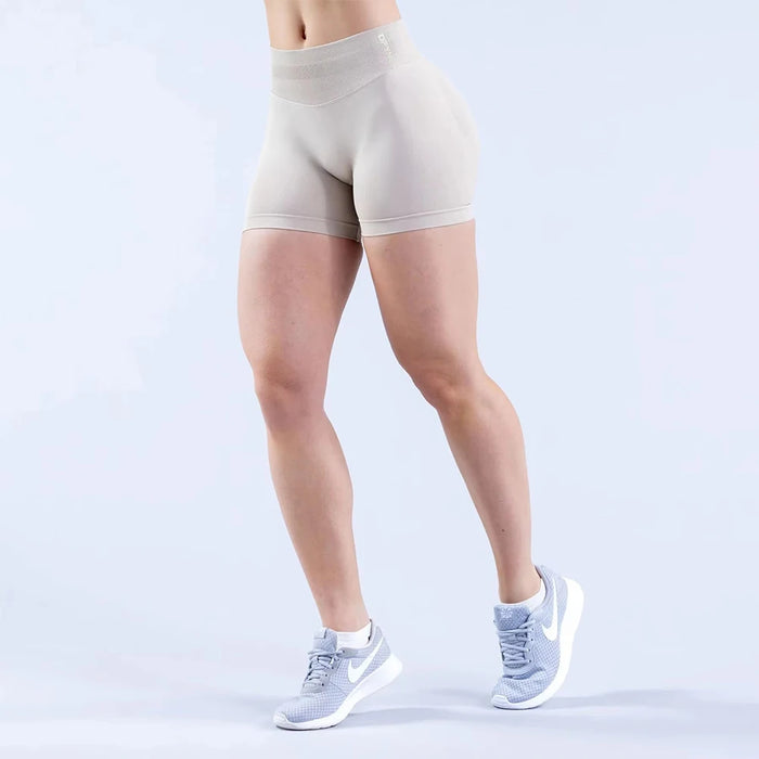 Impact Shorts 4.5'' Low Waist Seamless Yoga Shorts Scrunch Bum Gym Shorts Women Workout Biker Stretch Fitness Short XS-XL