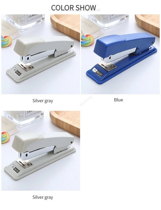 Hand held stapler student office binding machine multi function saving durable stapler thickened medium stapler