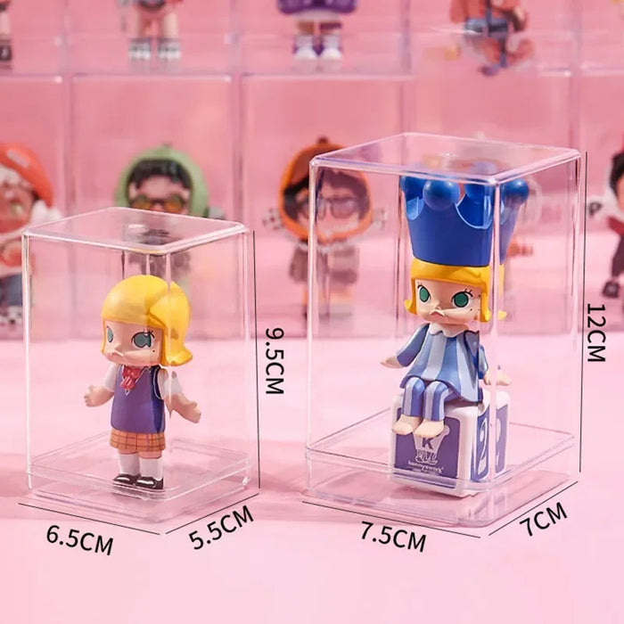 Acrylic Mystery Box Storage Display Frame Single Transparent Box Display Stand Case Dust Proof Toys Collectible Artcrafts Boxes