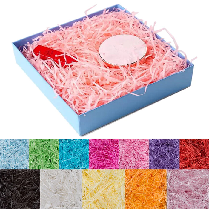 50g Easter Basket Grass Filler Paper Stuffing Shredded Crinkle Tissue Easter Egg Basket Stuffer Party Supplies DIY Candy Package