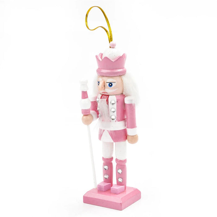 12cm Nutcracker Miniatures Pink Series Nutcracker Puppet