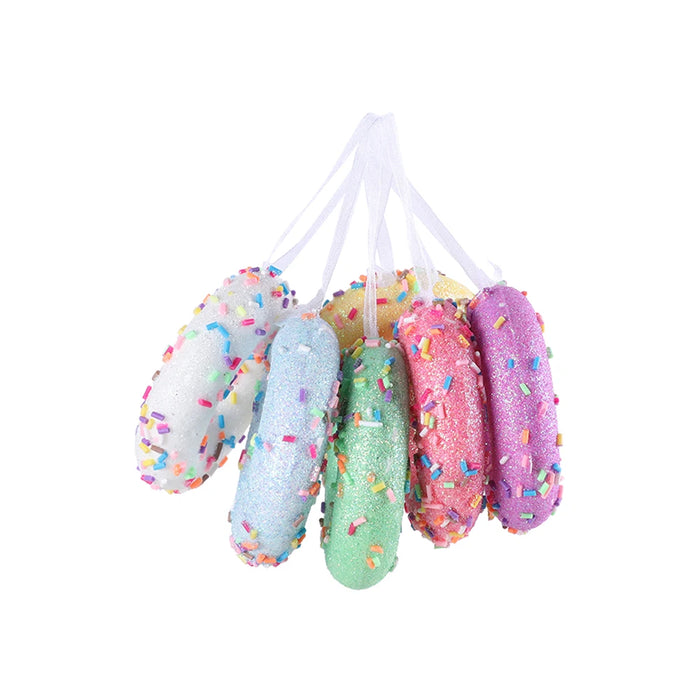 Mix Cute Candy Donuts Cupcake Ice Cream Cone Christmas Ornaments