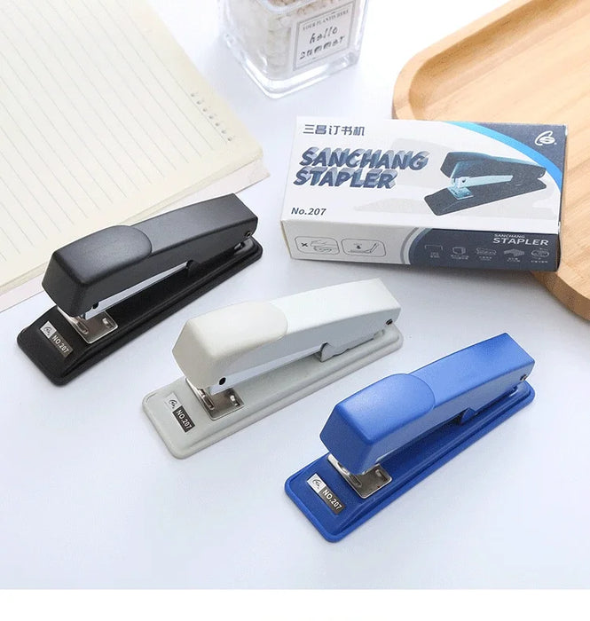 Hand held stapler student office binding machine multi function saving durable stapler thickened medium stapler