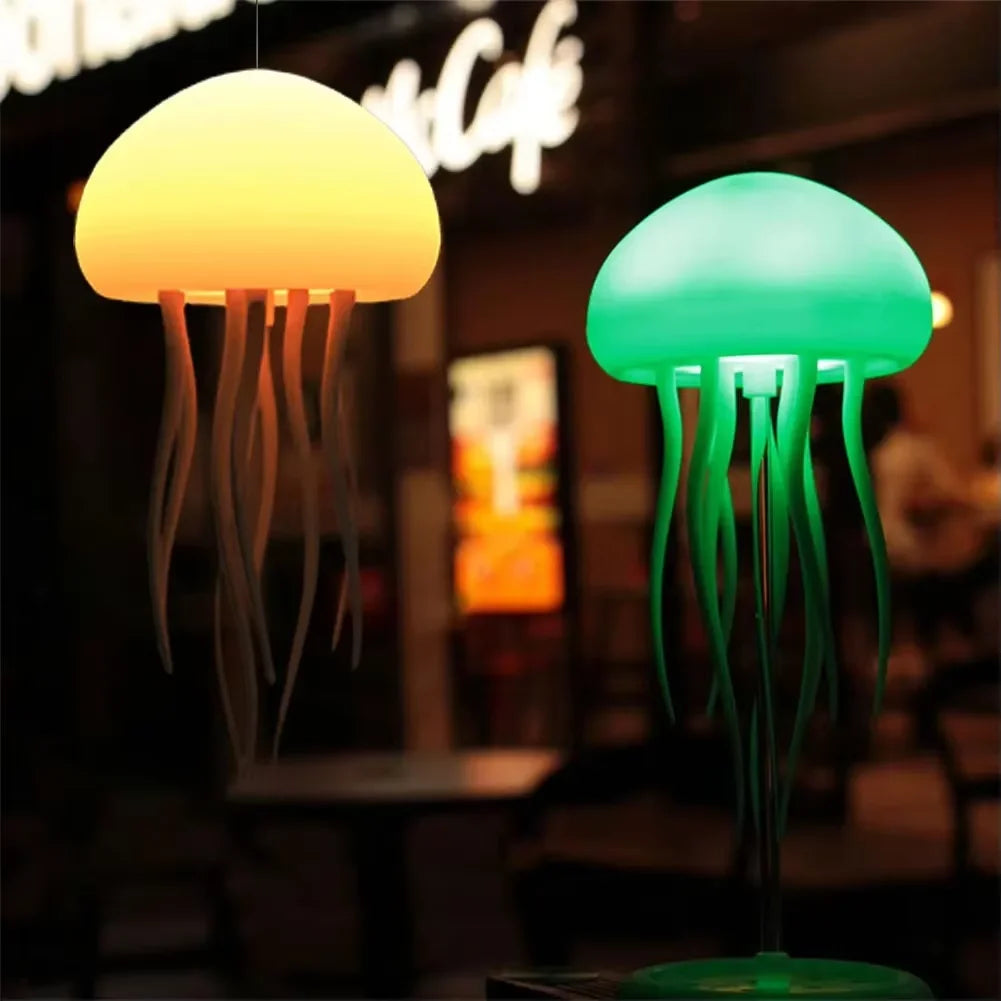 Voice Control Rgb Gradient Jellyfish Night Light