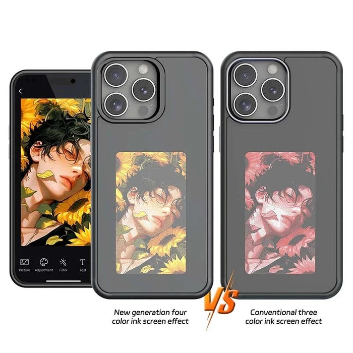 NFC Function Smart Phone Case For E ink 4 Color Screen DIY Fashion Phone Case