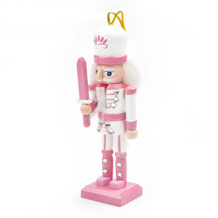 12cm Nutcracker Miniatures Pink Series Nutcracker Puppet