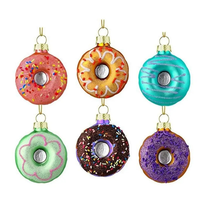 Christmas Tree Decorations Avocado Fruit Pineapple Cupcake Donut Ice Cream