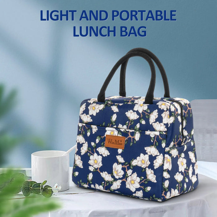 Lunch Box Thermal Bag Portable Waterproof Durable Wide Opening