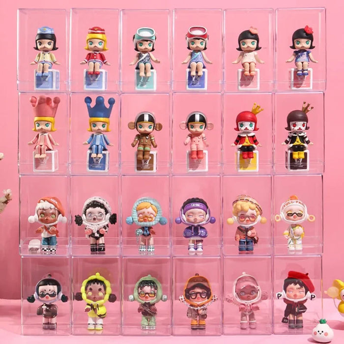 Acrylic Mystery Box Storage Display Frame Single Transparent Box Display Stand Case Dust Proof Toys Collectible Artcrafts Boxes