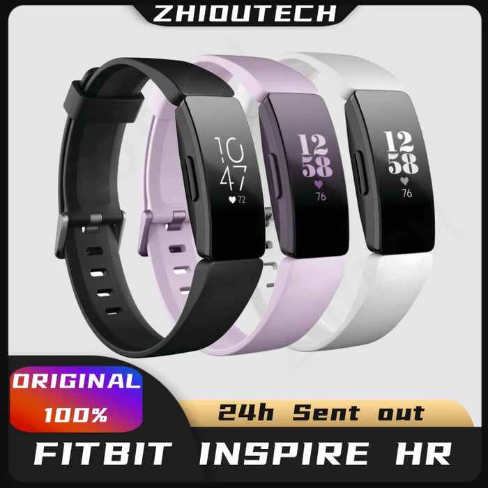 Original Fitbit Inspire hr Tracker Smartwatch Fitness Exercise Bracelet GPS Heart Rate Monitor Waterpoof For IOS Android