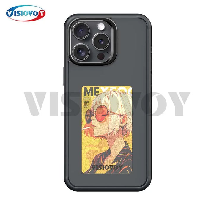 NFC Function Smart Phone Case For E ink 4 Color Screen DIY Fashion Phone Case