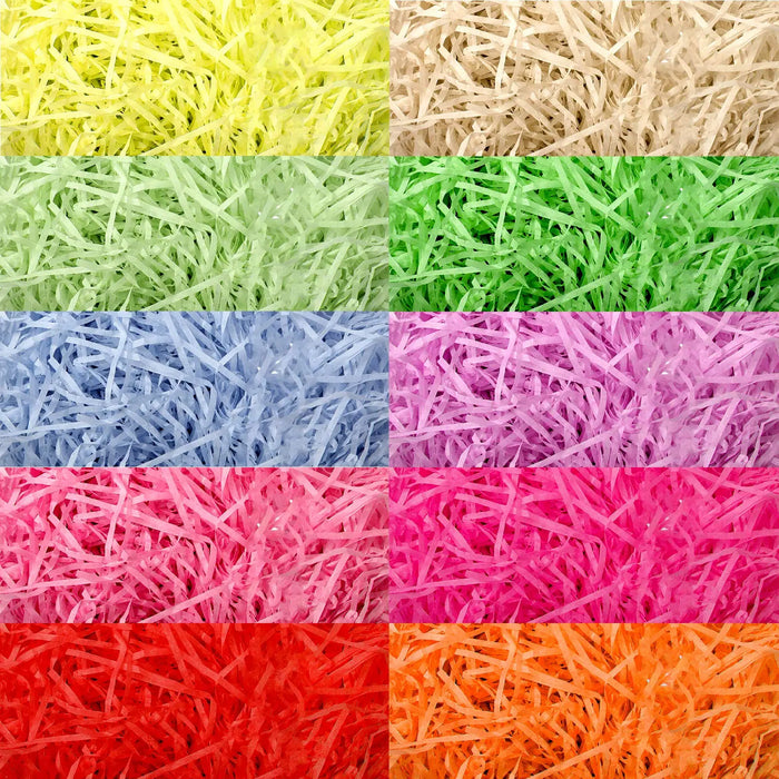 50g Easter Basket Grass Filler Paper Stuffing Shredded Crinkle Tissue Easter Egg Basket Stuffer Party Supplies DIY Candy Package