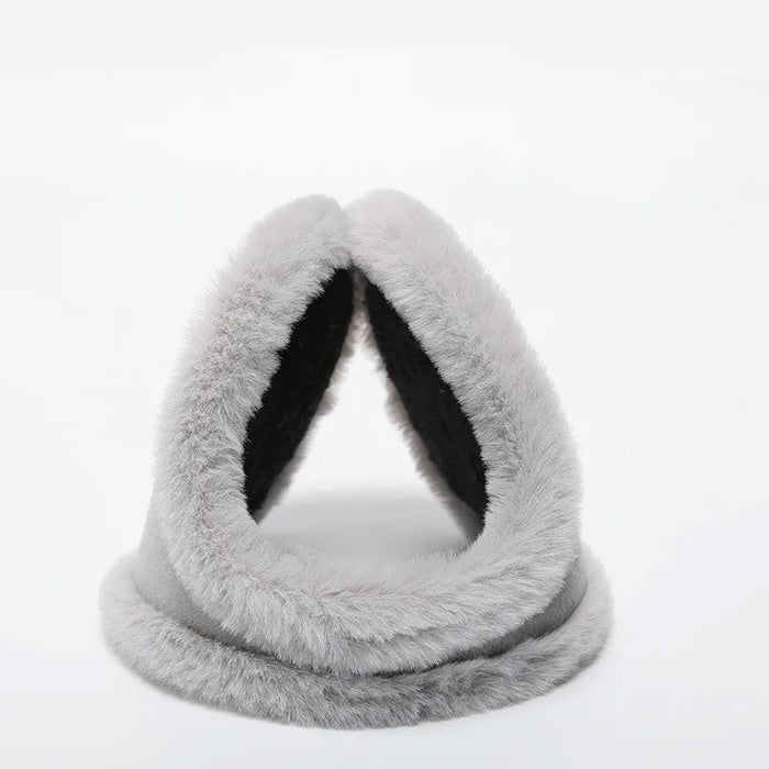 Warm Thicken Velvet Earmuffs Winter Outdoor Cycling Fleece Men Women Ear Cover Protector Plush Soft Ear Muffs Mask with Earpiece