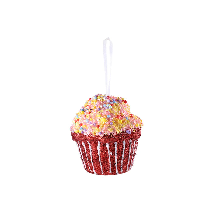 Mix Cute Candy Donuts Cupcake Ice Cream Cone Christmas Ornaments