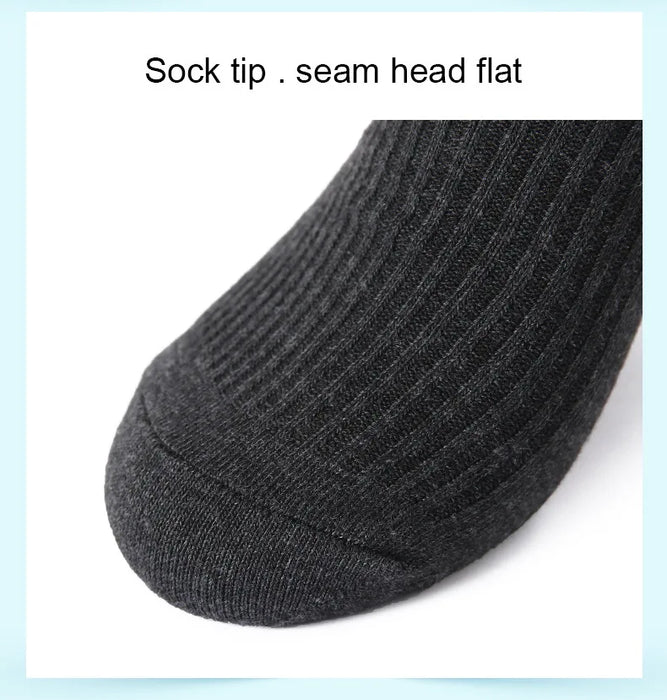 HSS Brand 5 Pairs/Lot Men‘s Socks Cotton Casual Business Stripe Socks Deodorant Breathable Black White Travel Winter Socks Man