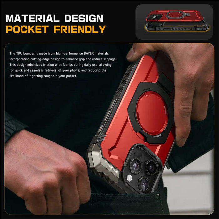 SUPCASE For iPhone 16 Pro Max Case with Camera Control Capture Button UB Grip Heavy Duty Rugged Magnetic Phone Case with Stand
