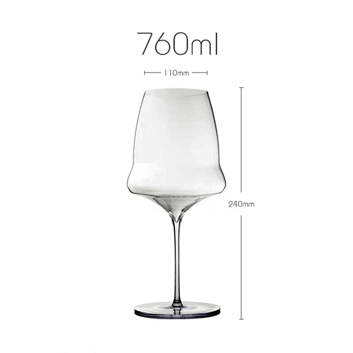 Josephinen Style Luxury Superior Quality Crystal Wine Glass 0.5mm Extremely Thin Handmade Flawless Champagne Cup