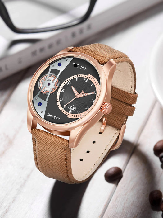 Set Gift Box for Men's Minimalist Business Watch Luxury Versatile Double Strap Detachable Watch Festival Gift
