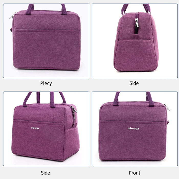 Lunch Box Thermal Bag Portable Waterproof Durable Wide Opening
