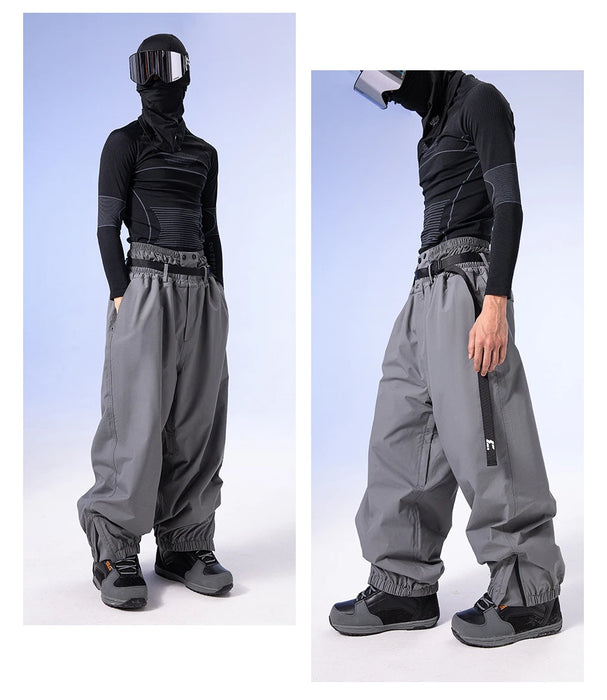 COPOZZ Winter 3L Male Ski Pants Outdoor Sports Permeable Waterproof