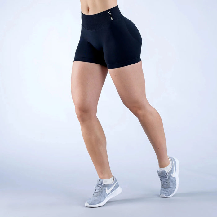 Impact Shorts 4.5'' Low Waist Seamless Yoga Shorts Scrunch Bum Gym Shorts Women Workout Biker Stretch Fitness Short XS-XL