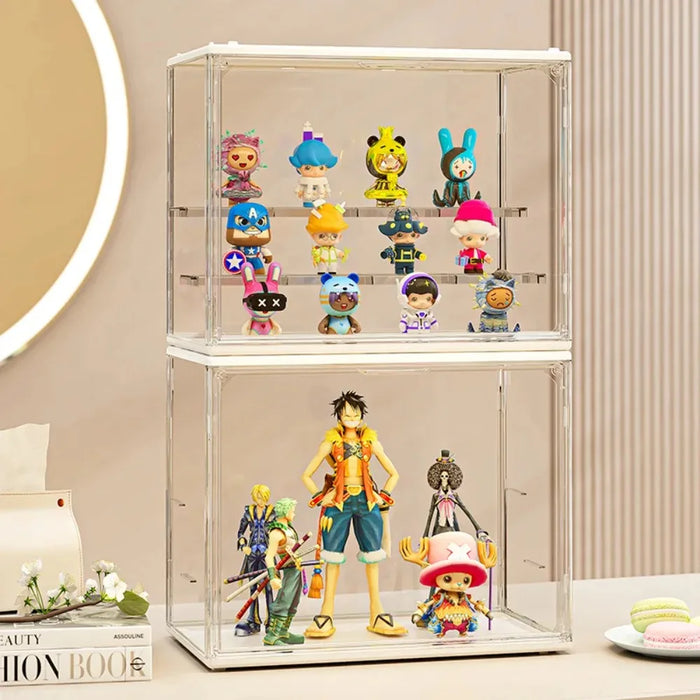 Acrylic Showcase for Collectible Figures and Blind Box Toys, Clear Display Stand