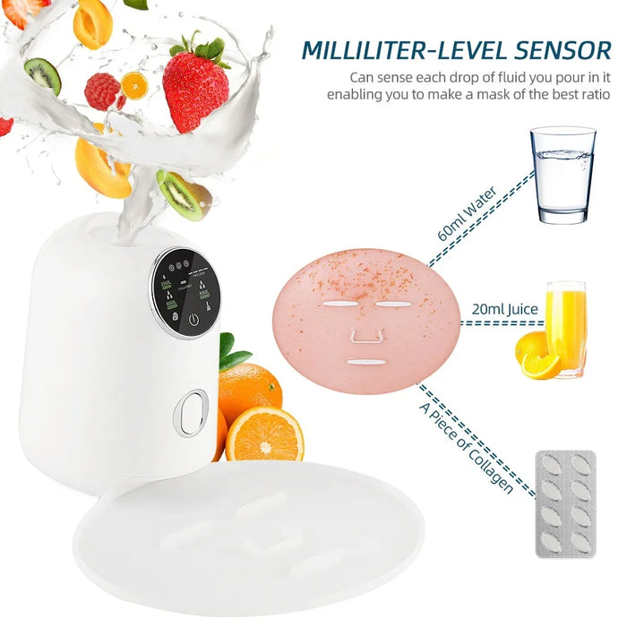 Face Mask Machine DIY Vegetable Juice Collagen Automatic Mask Maker Self-Make Natural Fruit Home Use Beauty Salon Mask Device