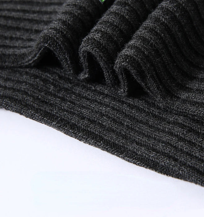 HSS Brand 5 Pairs/Lot Men‘s Socks Cotton Casual Business Stripe Socks Deodorant Breathable Black White Travel Winter Socks Man