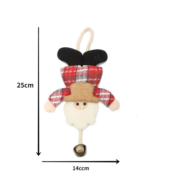 Christmas Santa Snowman Deer Doll Decoration