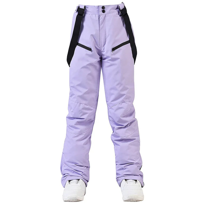 Thicken Ski Pants Women Waterproof Winter Snow Pants