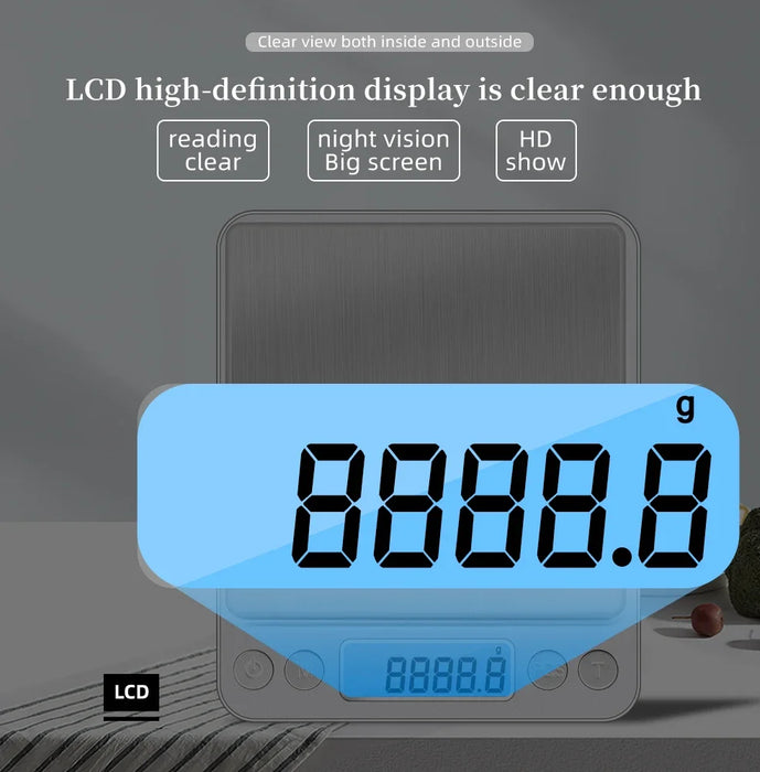 Protable Multiple specifications of digital kitchen scales precision scales food and jewelry scales postal scales