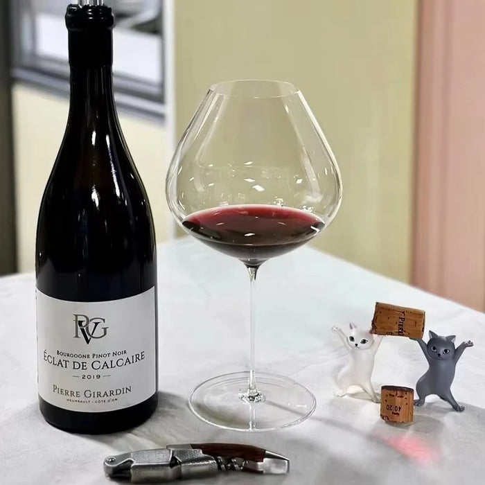 France Sydonios Style Upscale Burgundy Cup Crystal Handmade Extremely Thin Wine Glass Aroma Enlarge Goblet