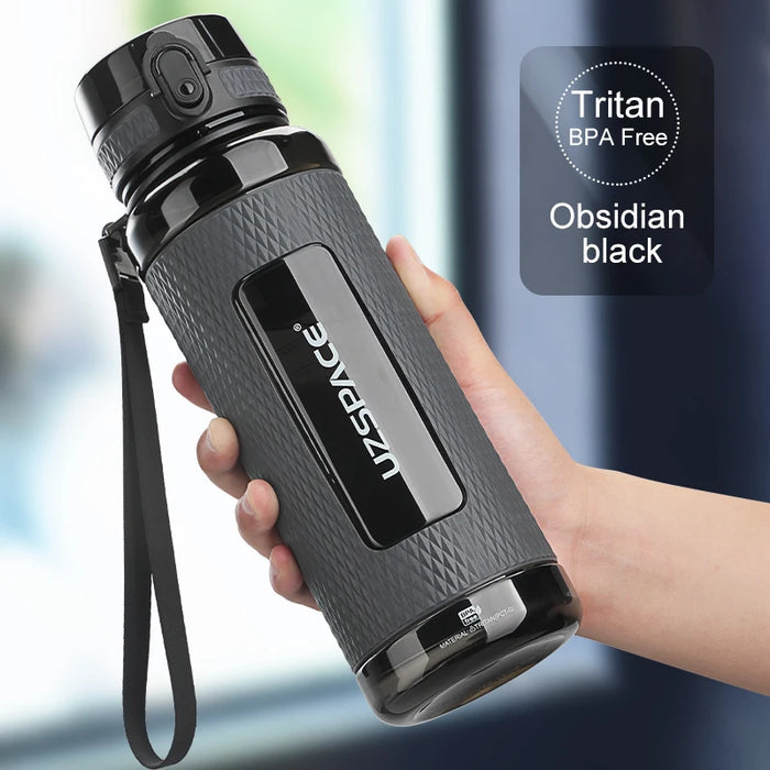 UZSPACE Sport Water Bottles BPA Free Portable Gym Anti-fall Leak-proof Large Capacity Fitness Kettle Tritan Plastic Drink Bottle
