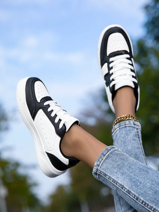 HKDQ Trendy Skate Shoes Unisex Platform Casual Sneakers Women Low-cut Comfortable Lightweight Outdoor Skateboard Shoes For Men