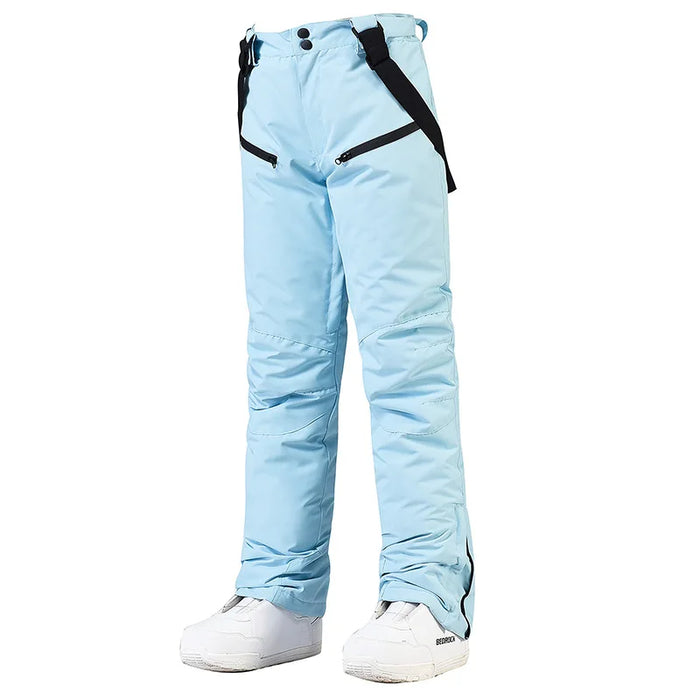 Thicken Ski Pants Women Waterproof Winter Snow Pants