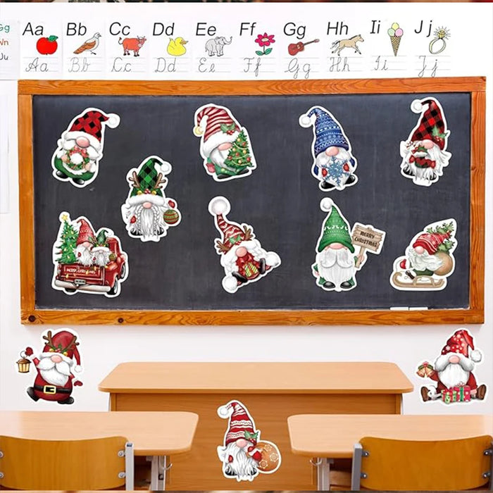 Wooden Christmas Gnome Hanging Ornaments Christmas Tree