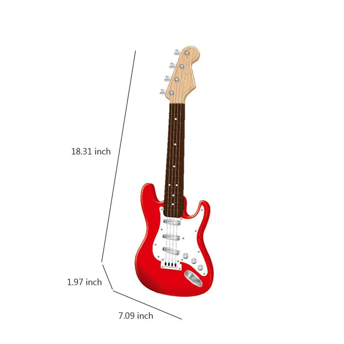 Children-size Electric Guitar Attracts Children Attention 4 String Guita Beginners' Level Guitar Puzzle And Musical Instruments