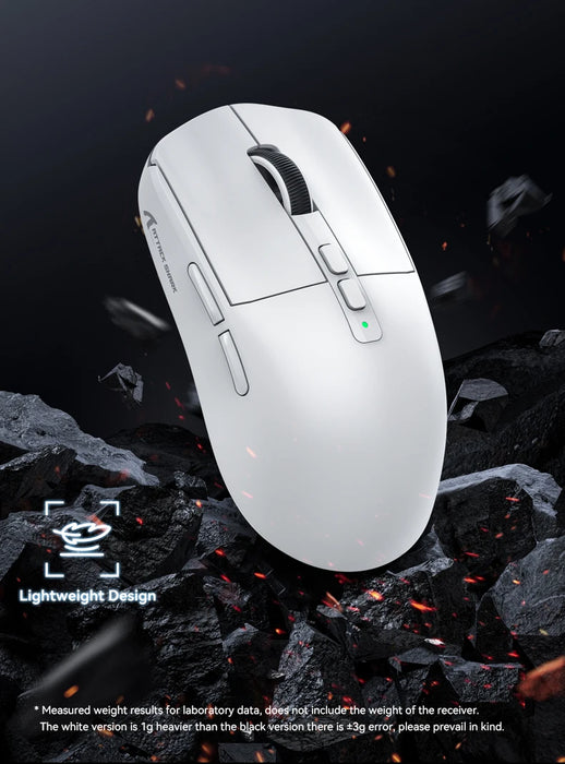 Attack Shark X6 PAW3395 Bluetooth Mouse,Tri-Mode Connection,RGB Touch Magnetic Charging Base