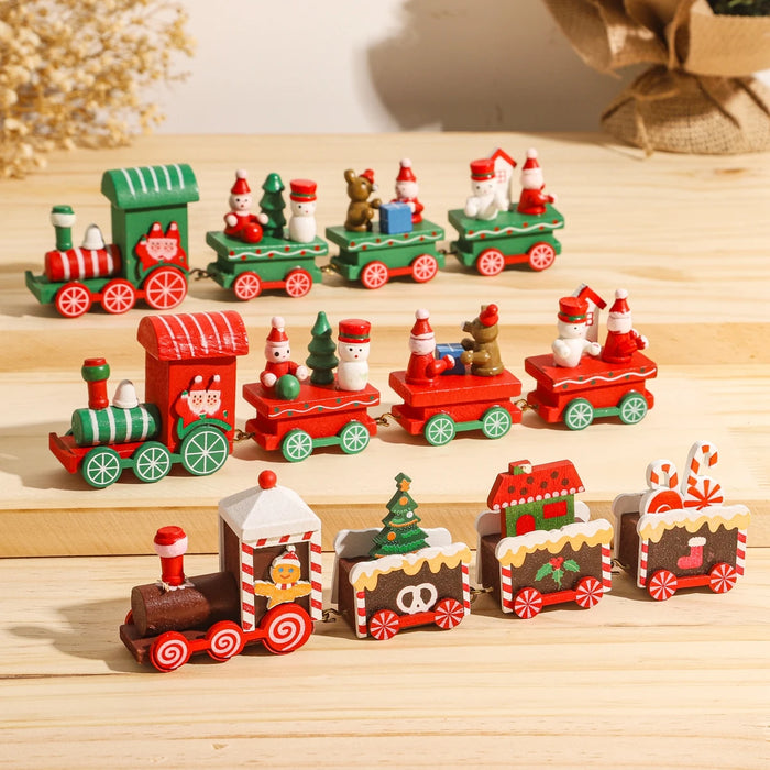 Wooden/Plastic Train Christmas Ornament Merry Christmas Decoration