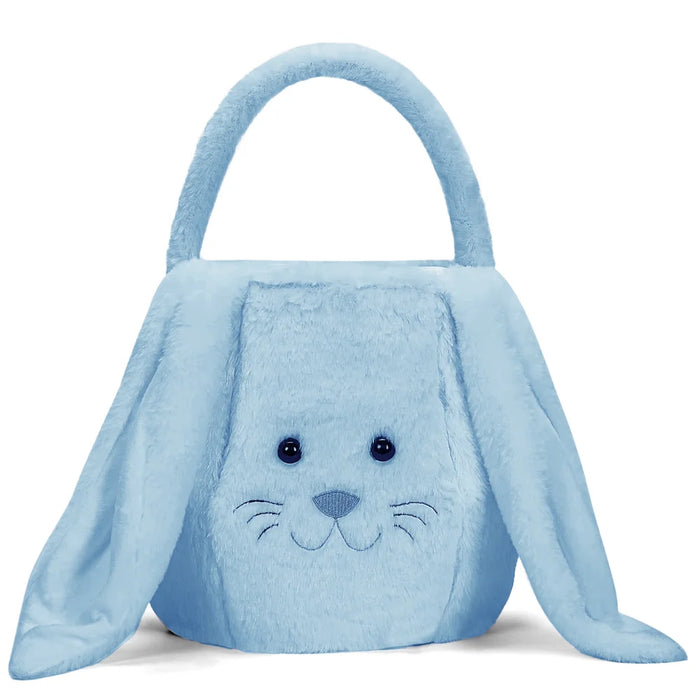Cute Easter Basket Plush Easter Buckets With Long Ear Boys Girls Spring Egg Hunting Bags Kid Easter Tote Bags Festival Decor